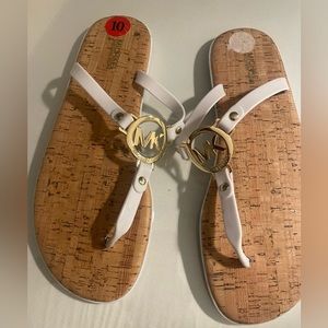 MK Michael Kors Sandals White size 10M NWOT